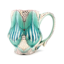 Load image into Gallery viewer, Mug 14 oz - Gold Luster Dots