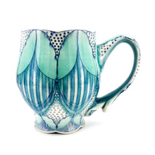 Load image into Gallery viewer, Mug 15 oz - White Gold Luster Dots