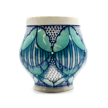 Load image into Gallery viewer, Cup 9oz - White Gold Luster Dots