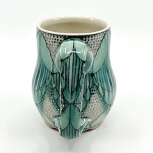 Load image into Gallery viewer, Mug 14oz - White Gold Luster Dots